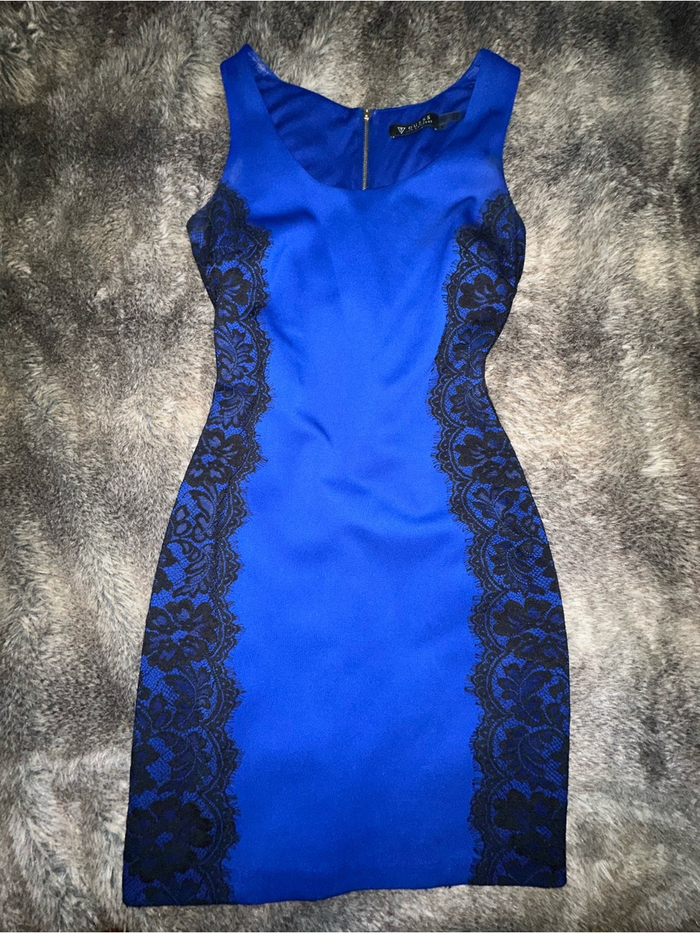 GUESS | Royal Blue Lace Bodycon Dress | Size 4
